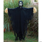 5 Ft GhostFace Scream Scarecrow Halloween Outdoor Decoration Haunted House Prop