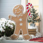 35" Giant Gingerbread Man Standing Christmas Outdoor Decoration Porch Home