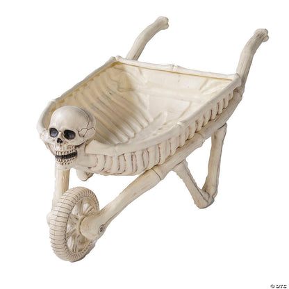 48" Evil Skeleton Skull Wheelbarrow Halloween Spirit Haunt Prop Outdoor 2025