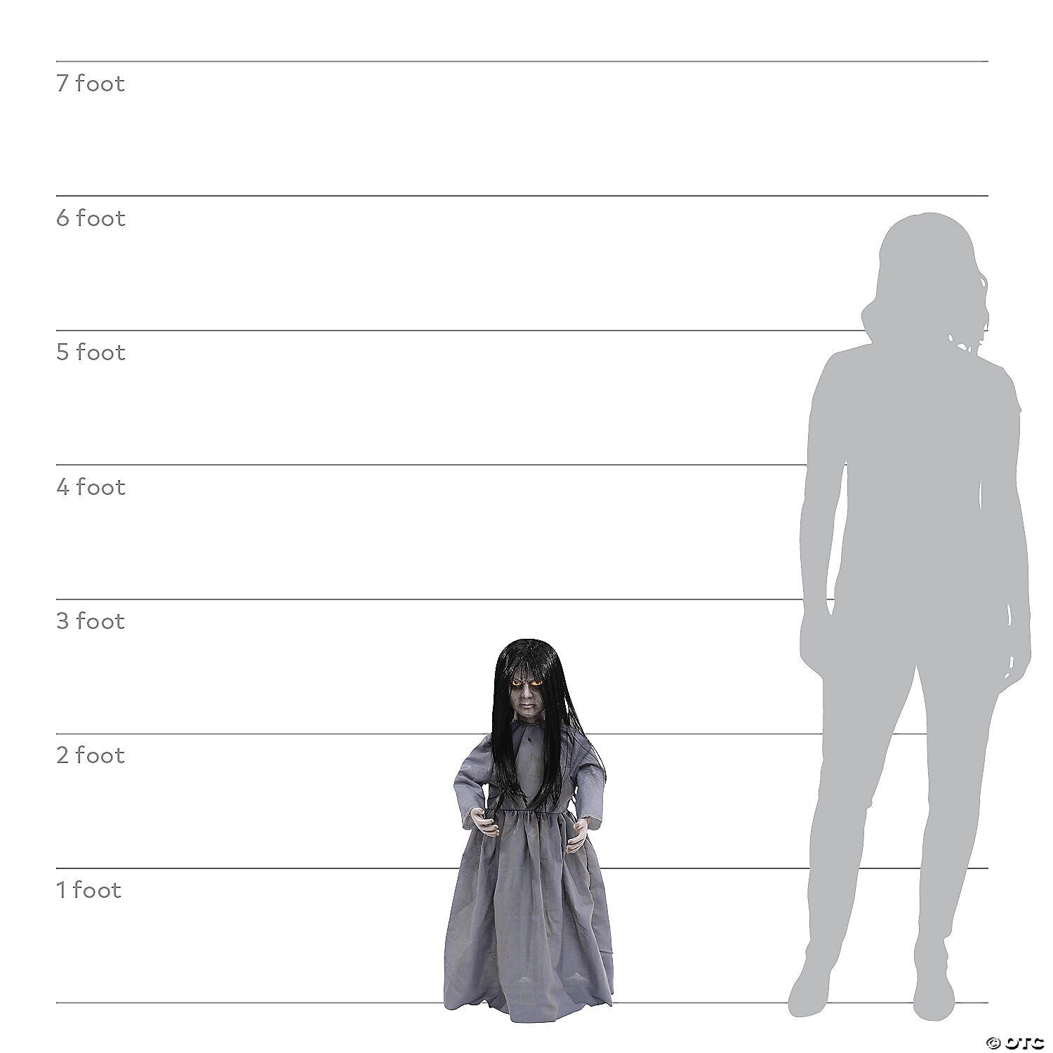 See Video! Life Size Haunted Talking Evil Doll Animated Halloween Prop Annabelle