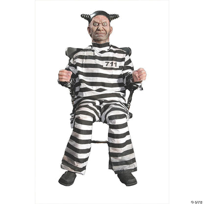 LifeSize Frightronics Buzz  Electric Chair Animatronic Halloween Haunt Prop Jail