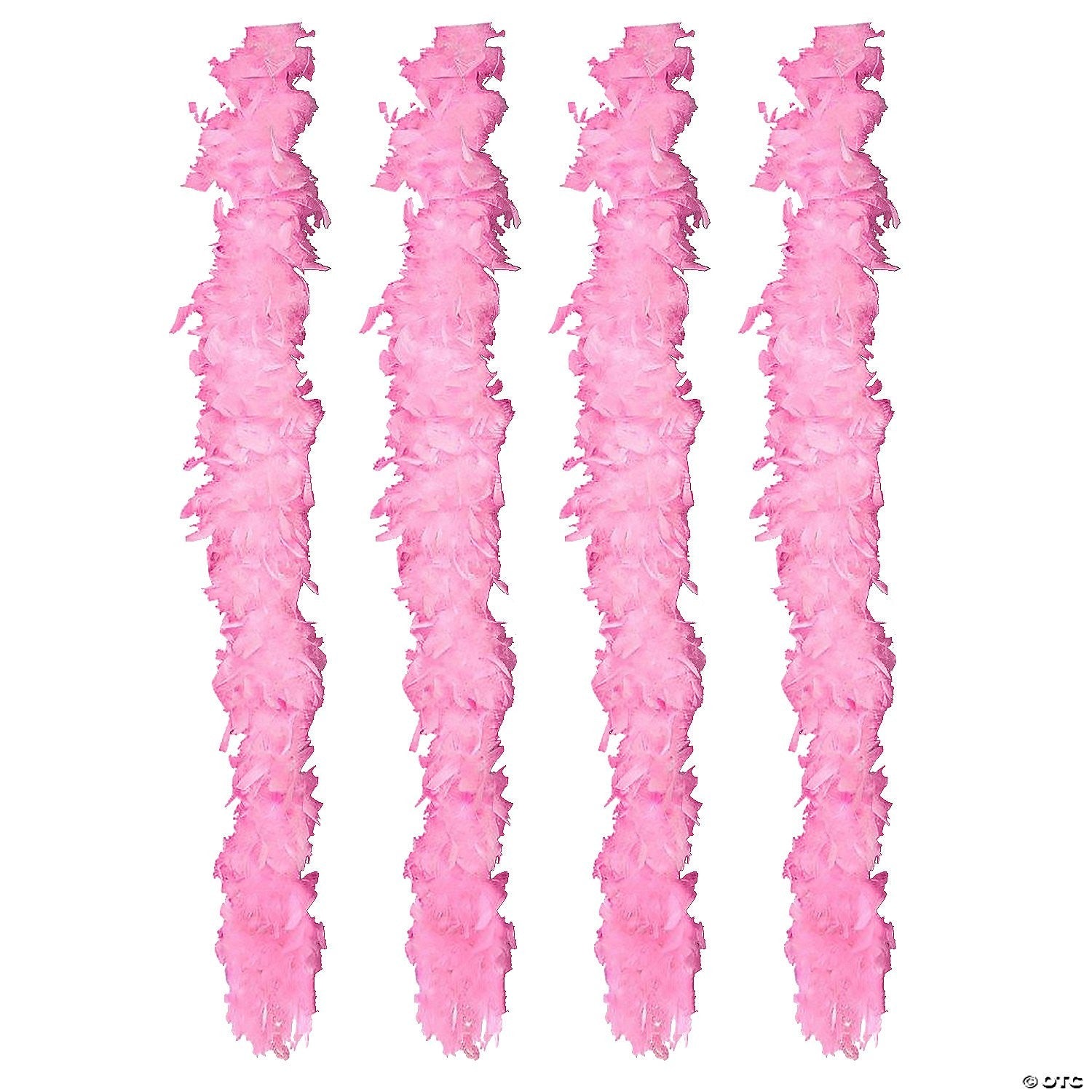 72" Jumbo Pink Feather Boa Scarf  Valentines Day Accessory Garland Decorations