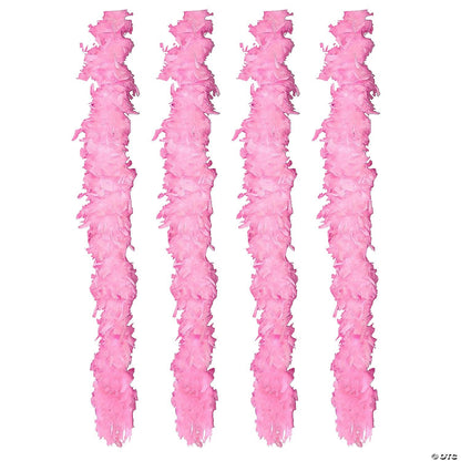 72" Jumbo Pink Feather Boa Scarf  Valentines Day Accessory Garland Decorations