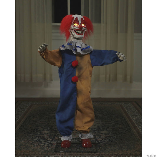 See Video! 36" Little Top Clown Animated Halloween Decoration Prop Outdoor