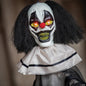 Evil Head Turning Killer Clown Animated Halloween Decor Outdoor Haunt Prop