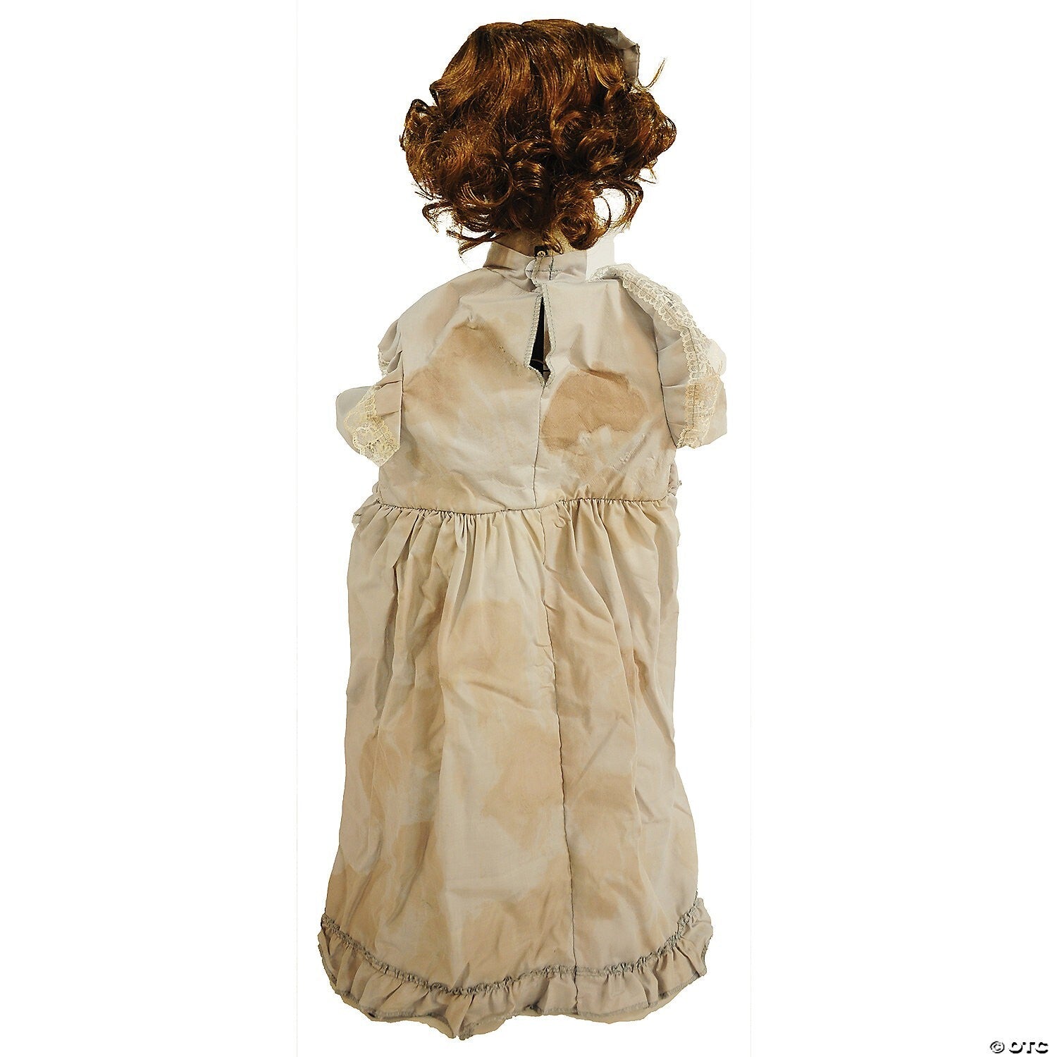 See Video! LifeSize Cracked Victorian Haunted Doll Talks Animated Halloween Prop