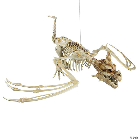GIANT 35" Flying Dragon Pterosaur Skeleton Halloween Outdoor Haunt Decor Prop