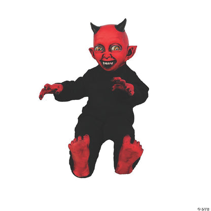 Little Devil Monster Kid Prop Krampus Halloween Posable Decor Haunted Distortion