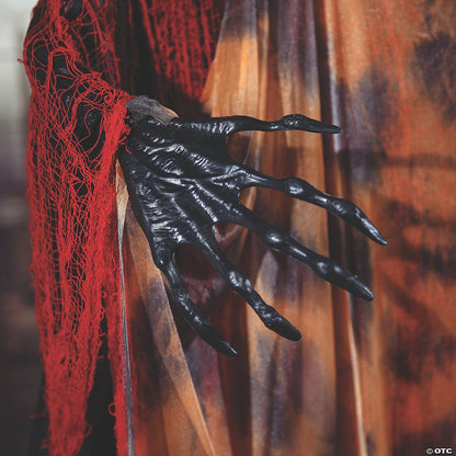 See Video! LifeSize 6' Red Dragon Animated Wings Halloween Haunt Yard Decor Prop