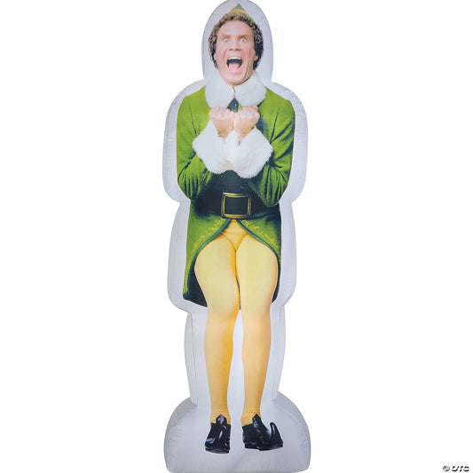 6 Ft Buddy The Elf Photorealistic Inflatable Christmas Outdoor Yard Decoration