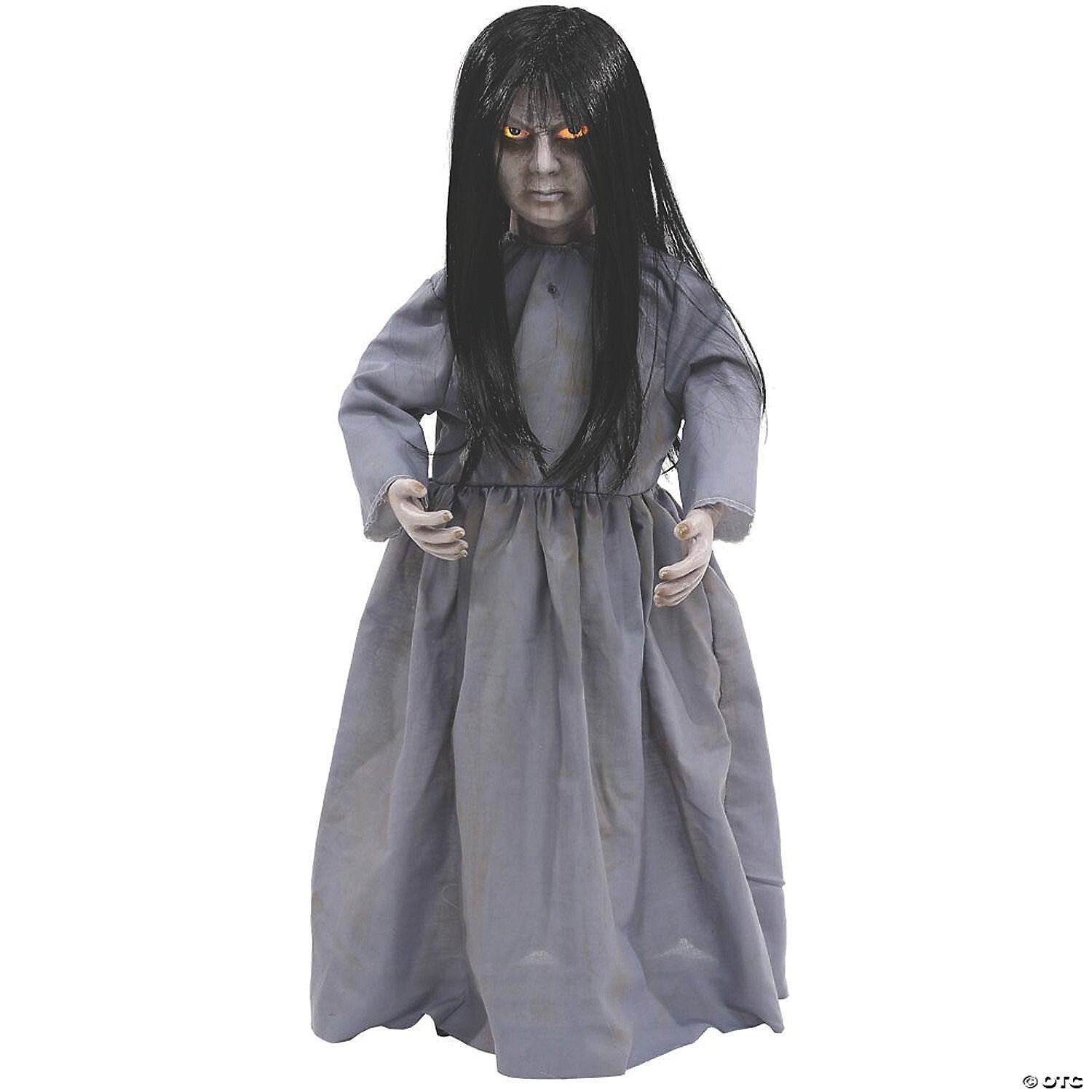 See Video! Life Size Haunted Talking Evil Doll Animated Halloween Prop Annabelle