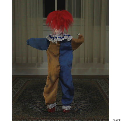 See Video! 36" Little Top Clown Animated Halloween Decoration Prop Outdoor