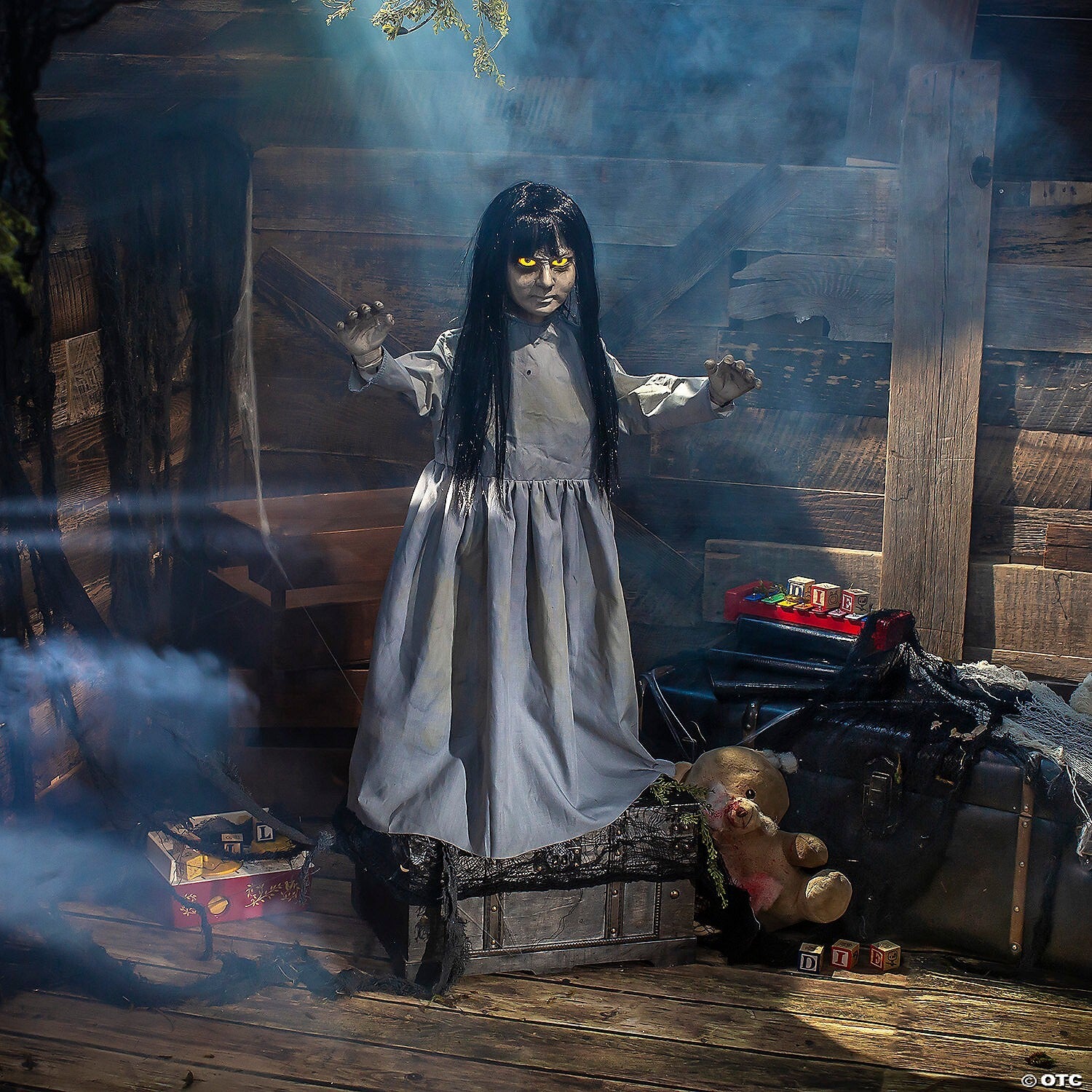 See Video! Life Size Haunted Talking Evil Doll Animated Halloween Prop Annabelle
