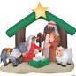 7 Ft Nativity Holy Family Manger Inflatable Christmas Outdoor Yard Decoration