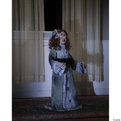 3 Ft Talking Evil Vintage Doll Ghost Animated Halloween Spirit Haunted Prop 2025