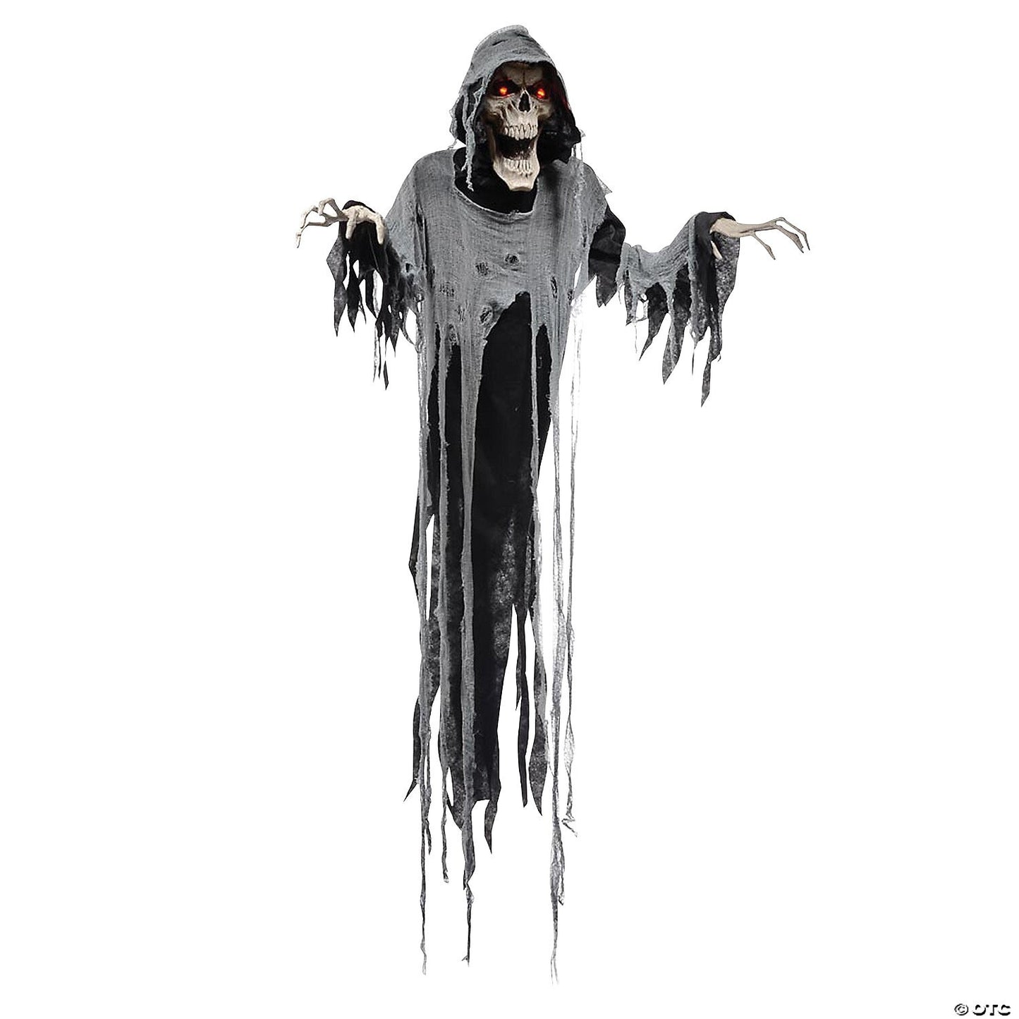 See Video! 6 Ft Hanging Reaper Animated Halloween Haunted Prop Outdoor