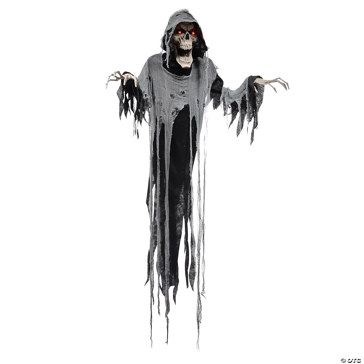 See Video! 6 Ft Hanging Reaper Animated Halloween Haunted Prop Outdoor