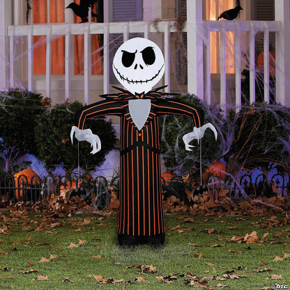 42" Jack Skellington with Bats Inflatable Halloween Spirit Yard Decoration 2025
