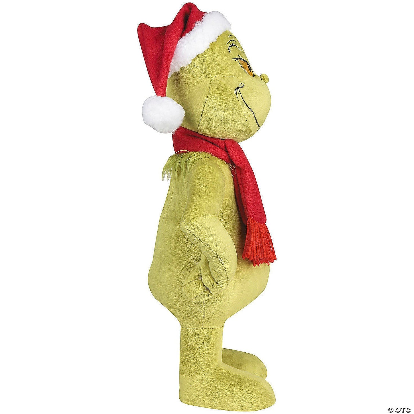 19" Grinch Stuffed Greeter with Light Up Heart Christmas Decoration Dr. Suess