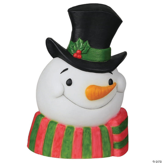 22" Lighted Hanging Snowman Plaque Animated Musical Christmas Decor Door Wall