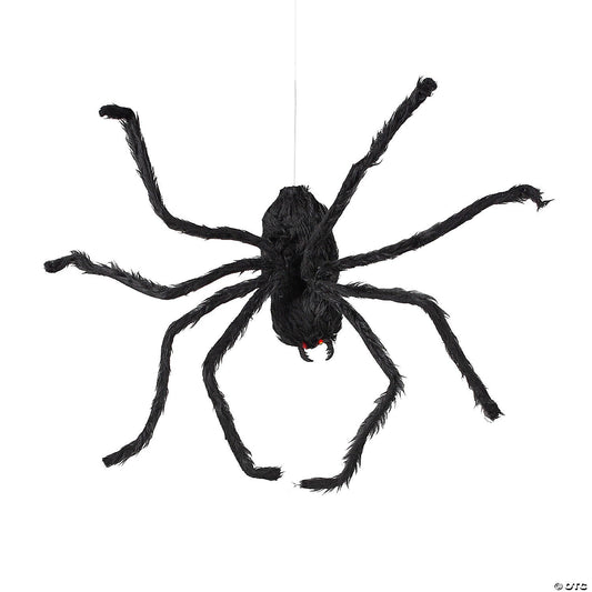 See Video! Giant 31" Dropping Hairy Spider Animated Halloween Haunt Decor Prop
