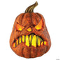 8" Rotten Flaming Pumpkin w Timer Animated Halloween Decoration Haunted Prop #2