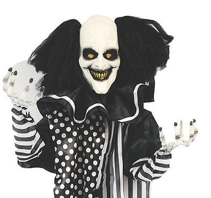 47" Hanging Killer Clown Animated Halloween Decor Outdoor Haunt Yard Prop Circus