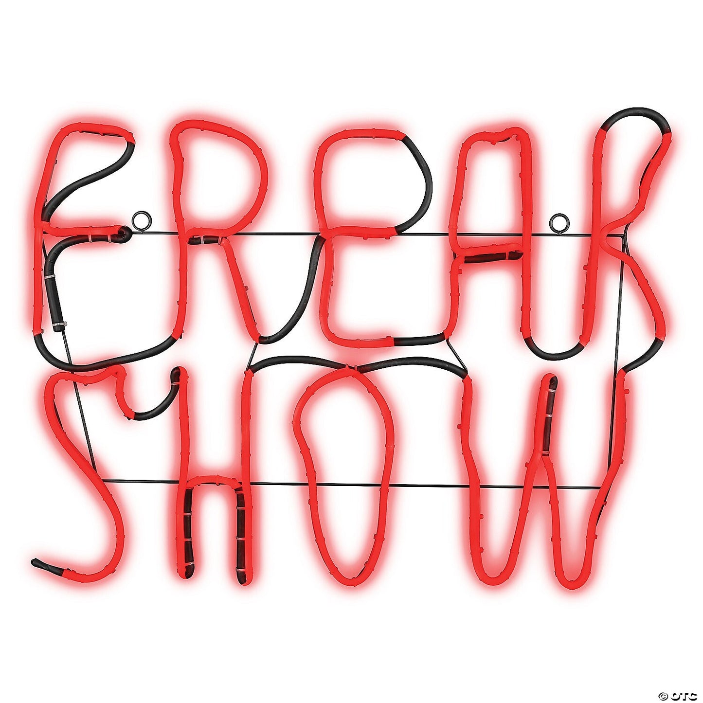 24" Lighted Neon FREAK SHOW Sign LED Halloween Decor Outdoor Haunt Prop Circus