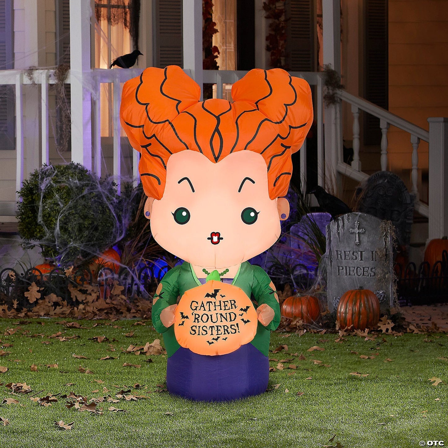 42" Hocus Pocus Winifred Inflatable Outdoor Halloween Yard Decor Airblown Disney