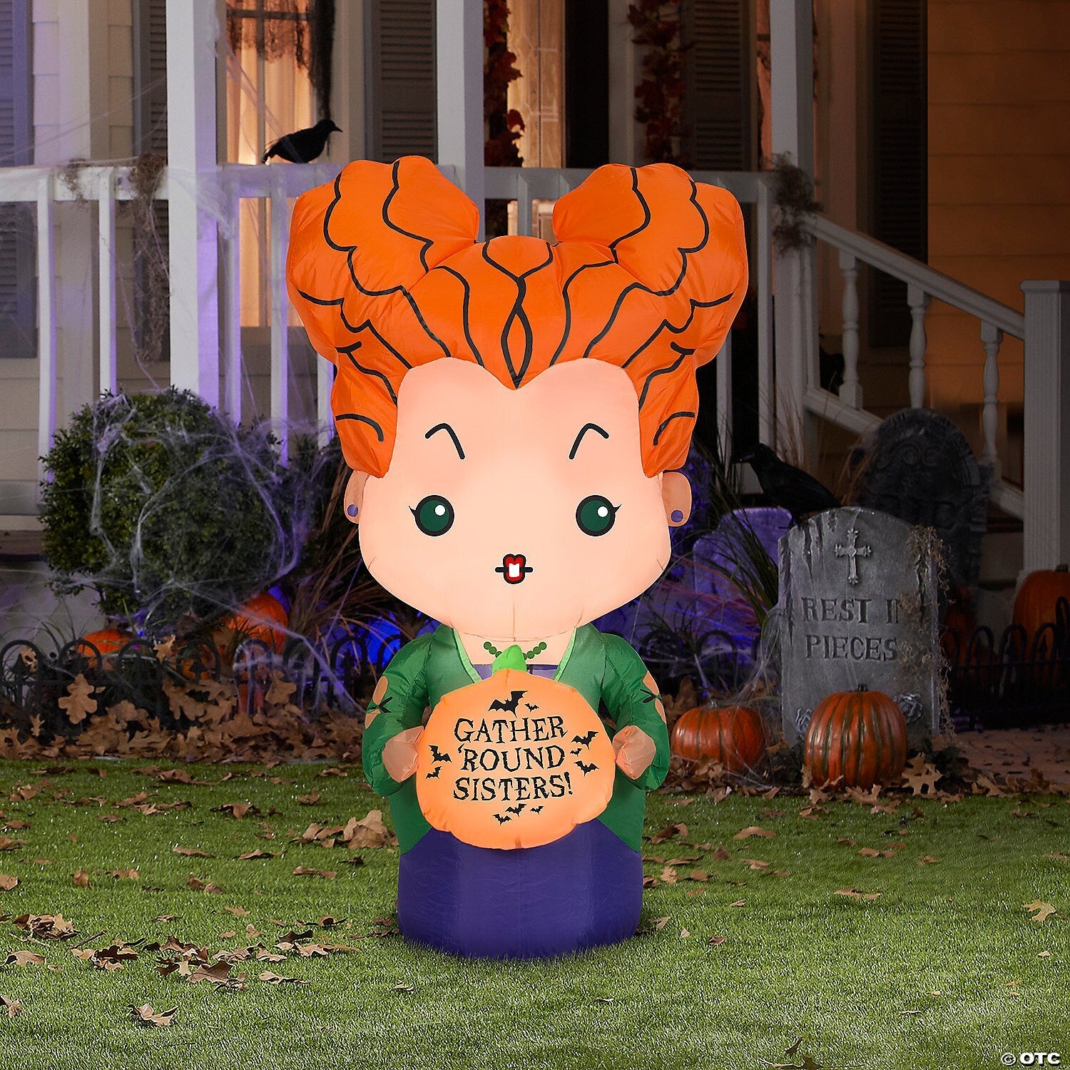 42" Hocus Pocus Winifred Inflatable Outdoor Halloween Yard Decor Airblown Disney