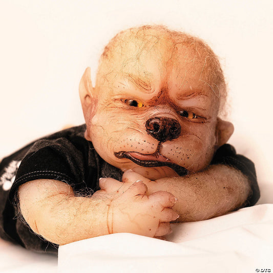 Asia Eriksen WerePups Realistic Werewolf Toby Collectible Baby Doll Horror Prop