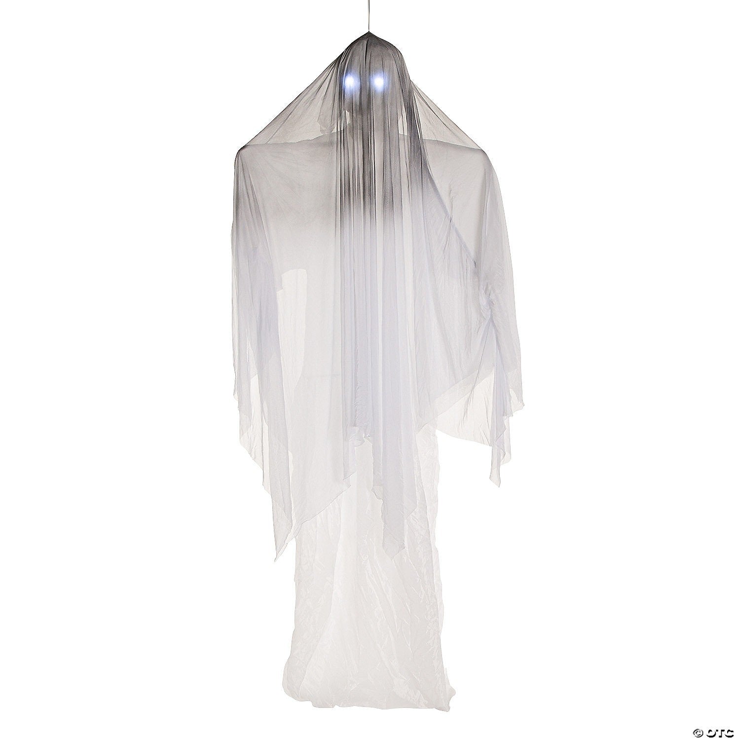 GIANT 12' Hanging Lighted Ghost Outdoor Halloween Decoration Prop Haunted House