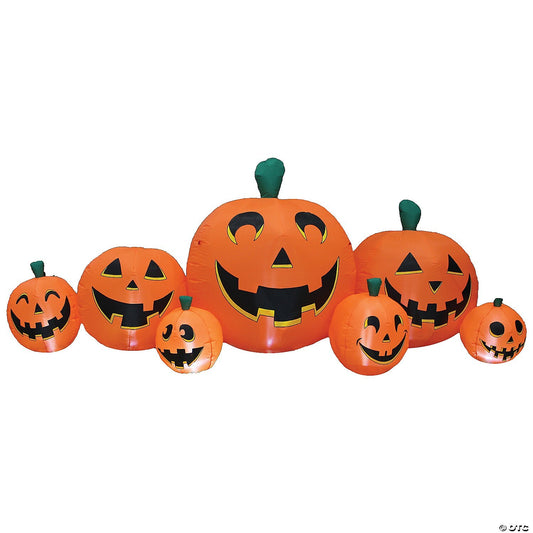 102" Pumpkin Patch Inflatable Outdoor Halloween Yard Decoration Airblown Prop