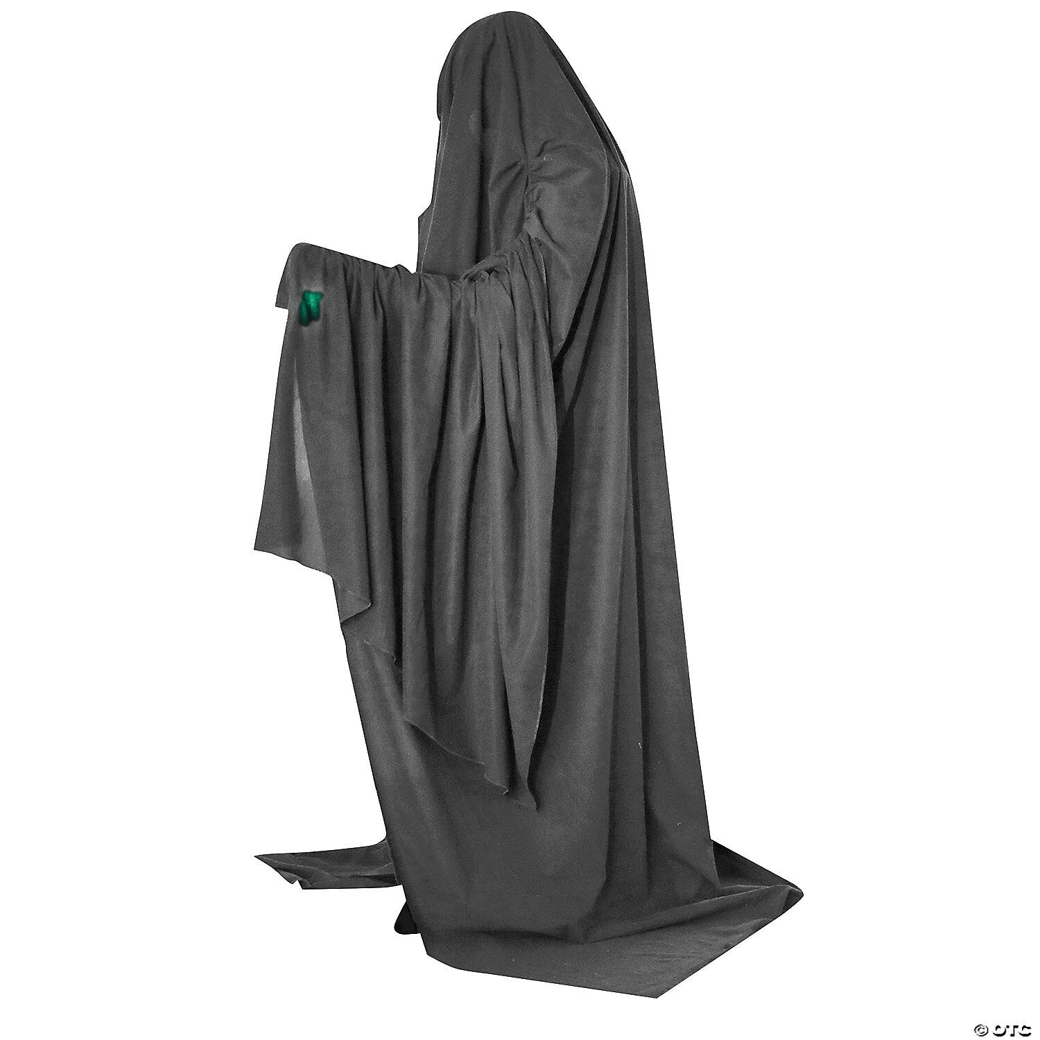 See Video! Lifesize Hooded Phantom Animatronic Halloween Decoration Prop Outdoor