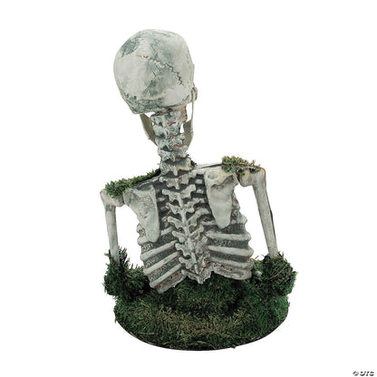 See Video! 4 Ft Mossy Skeleton Animated Halloween Home Decoration Haunted Prop