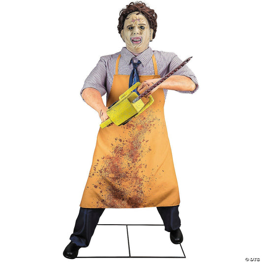 6.6 Ft Animatronic LeatherFace Texas Chainsaw Massacre Halloween Spirit Prop