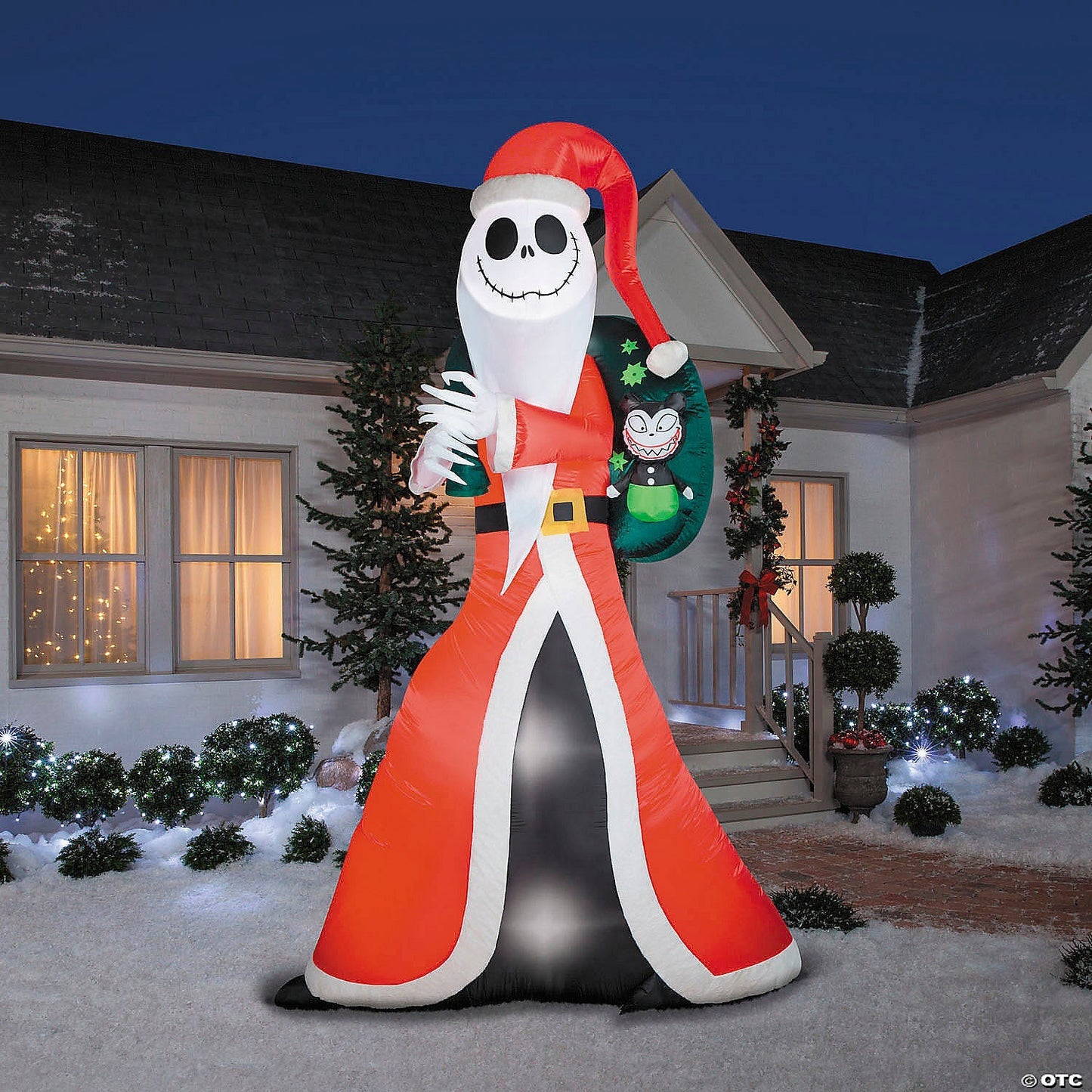 60" Jack Sandy Claws Nightmare Before Christmas Inflatable