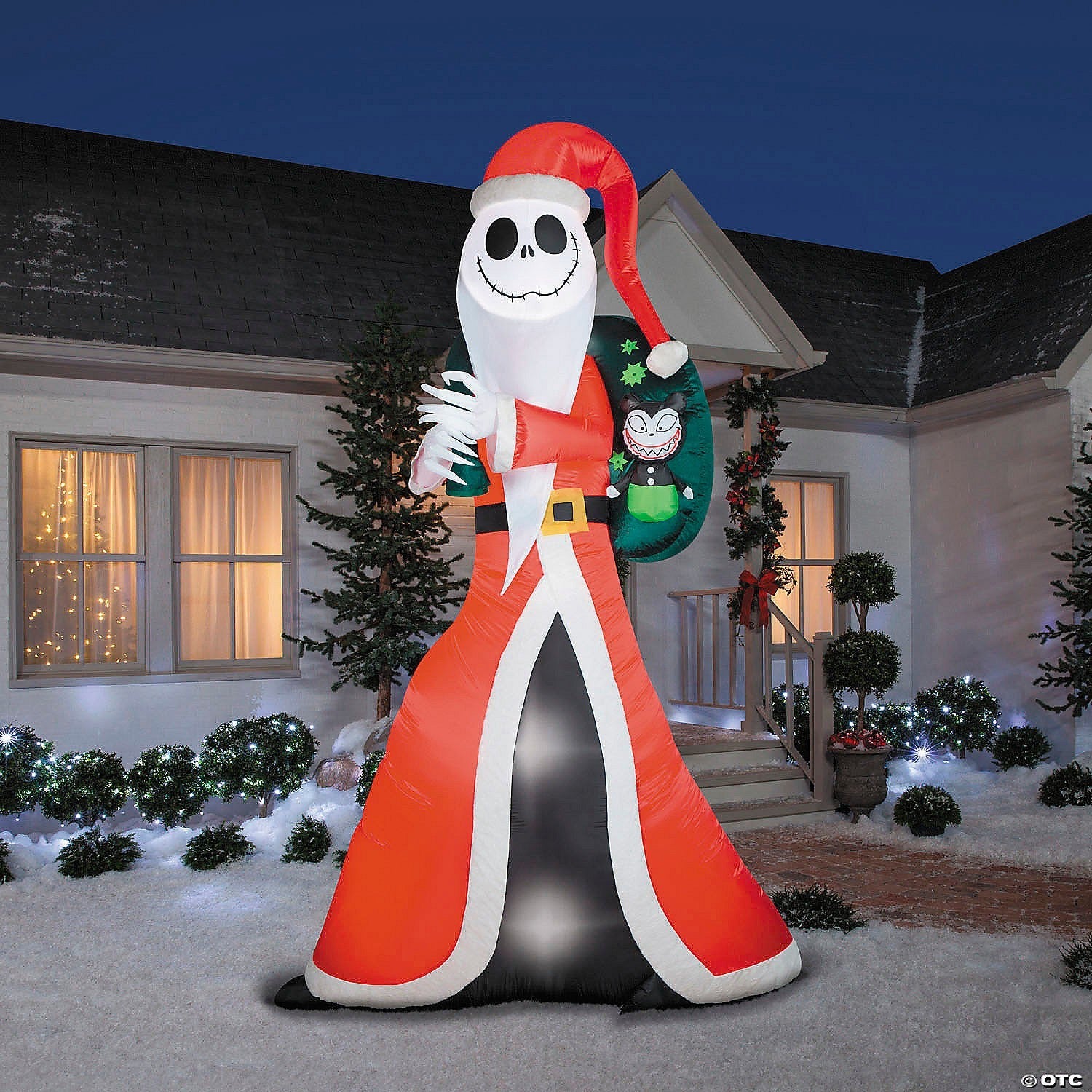 60" Jack Sandy Claws Nightmare Before Christmas Inflatable
