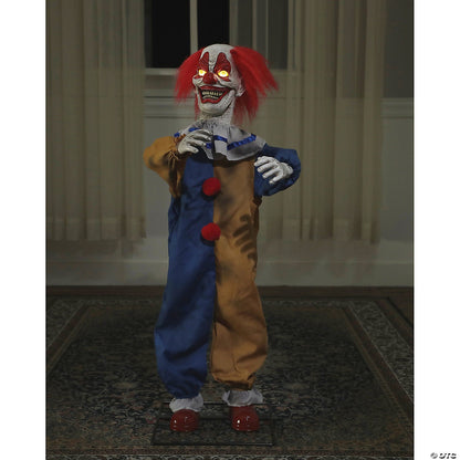 See Video! 36" Little Top Clown Animated Halloween Decoration Prop Outdoor