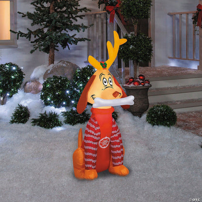 4 Ft Max Inflatable - Grinch Who Stole Christmas Outdoor Yard Decoration Lighted