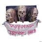 Zombie Corpse Head 3D Wall Plaque Halloween Decoration Haunted Prop Walking Dead