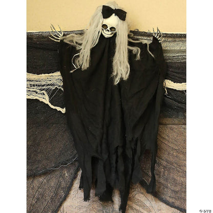 3 Ft Skeleton Girl Doll Halloween Outdoor Decoration Haunted House Yard Prop