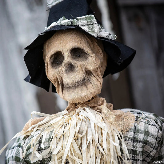 47" Rocking Scarecrow with Chair