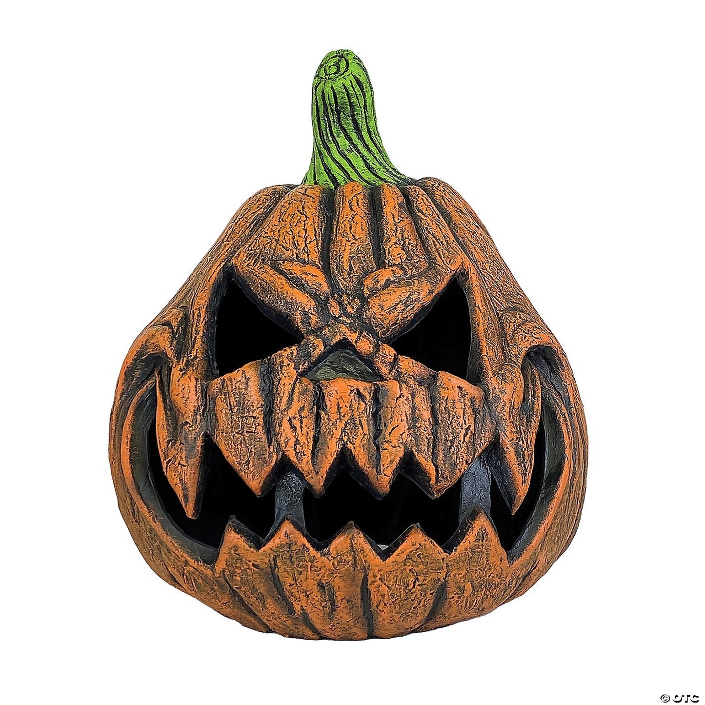 10" Latex  Pumpkin Jack o Lantern Halloween Outdoor Haunt Decoration Prop Porch