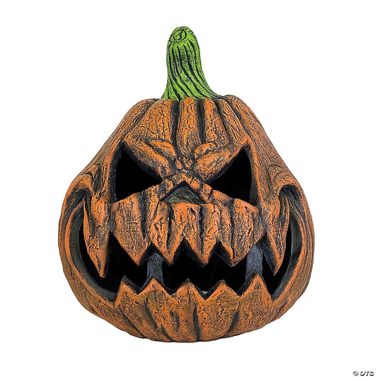 10" Latex  Pumpkin Jack o Lantern Halloween Outdoor Haunt Decoration Prop Porch