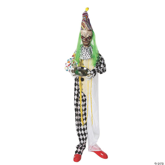 Life Size Killer Clown Animatronic Halloween Outdoor Decoration Haunted Prop