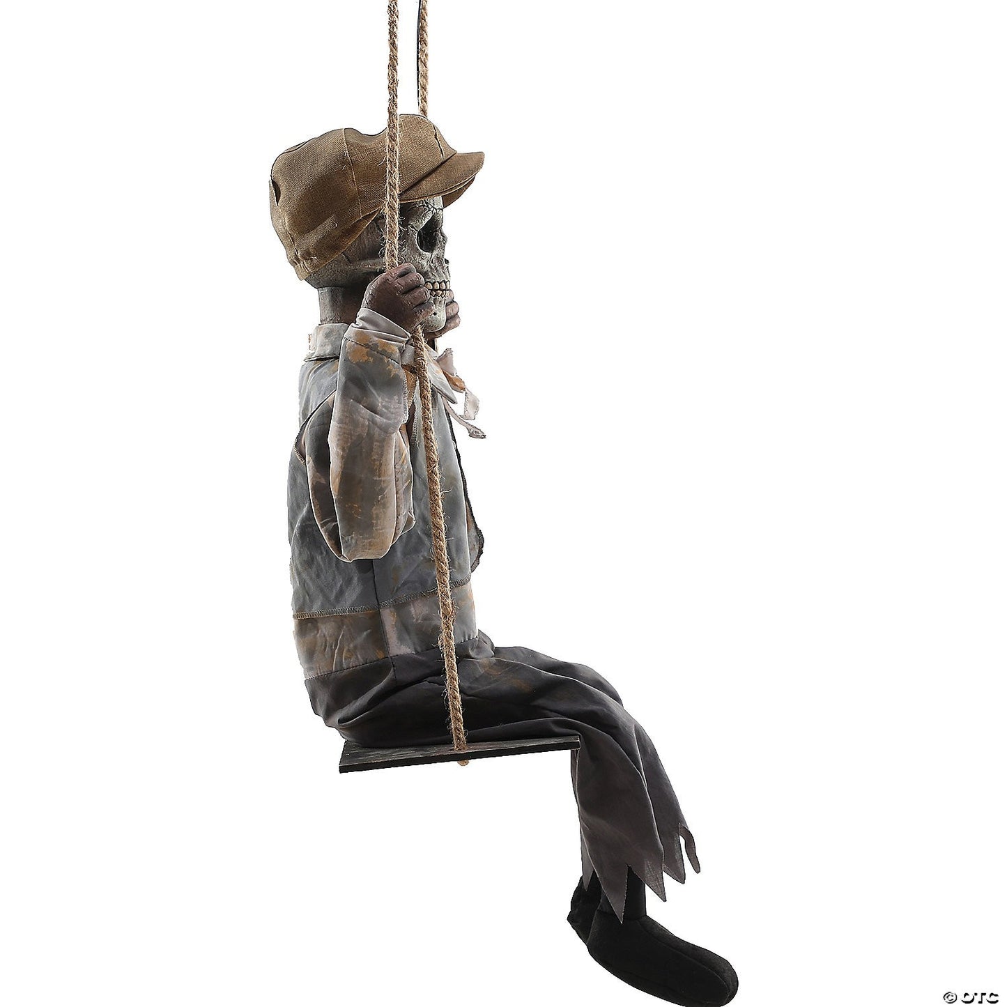 5Ft Swinging Skeleton Boy Evil Doll Ghost Animated Halloween Spirit Haunted Prop
