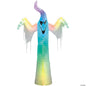 GIANT! 12 Ft Ghost Spirit Inflatable LightShow Rainbow Wave Halloween Yard Prop