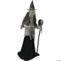 Life Size 6 Ft Lunging Witch w Digital Eyes Animatronic Halloween Prop Haunted