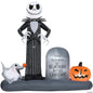 74" Jack Zero Nightmare Christmas Inflatable Outdoor Halloween Yard Decoration